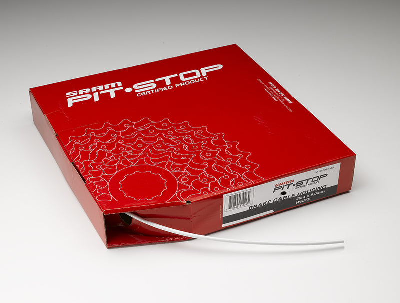 PitStop Brake Outer CABle 5mm Box White 30 Meters