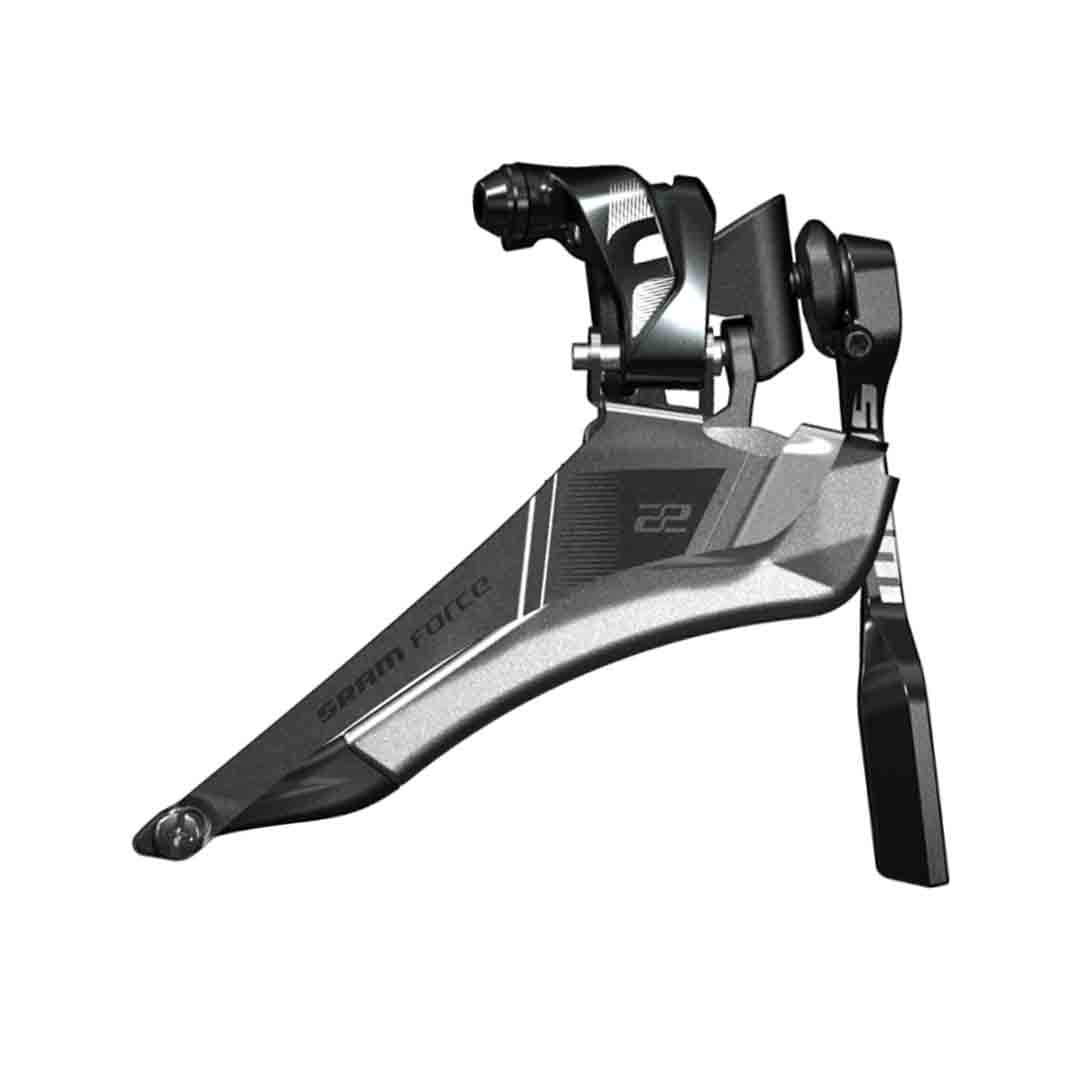 Force 22 Yaw Front Derailleur Braze-On Chain Spotter 2x11Spd