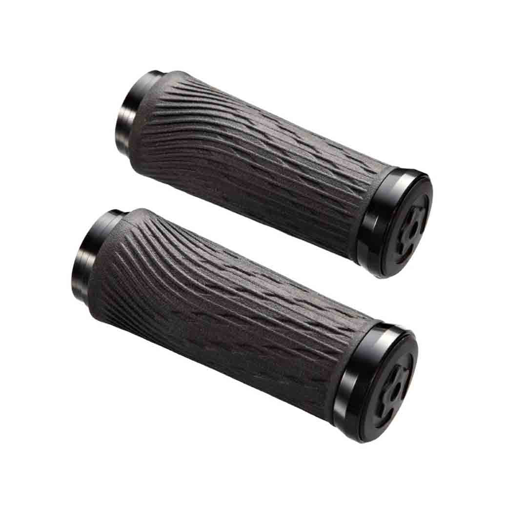 Grip Shift Lock On Grips 85mm Black/Black Clamp & End Plugs