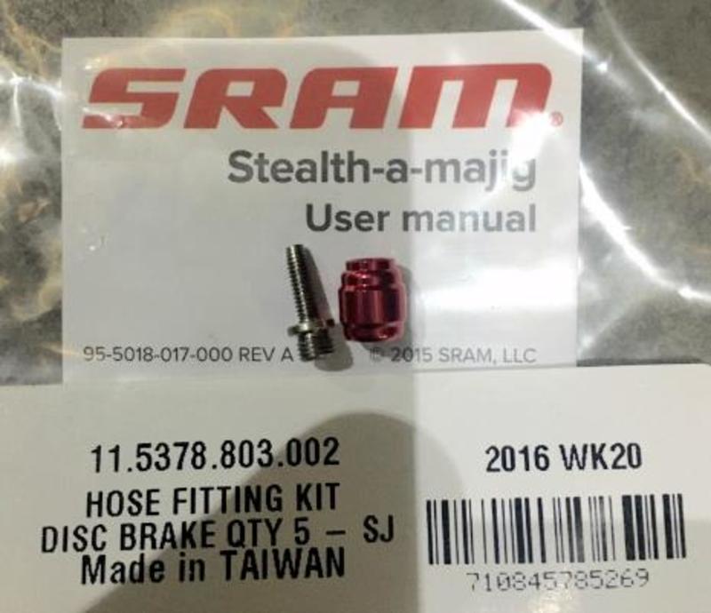 Hose Kit Threaded Barb/Olive/Fittings Stealthamajig Qty: 5