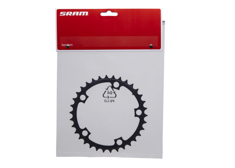 Chain Ring Road 34 Tooth V1 110 BCD Alloy Black 50-34