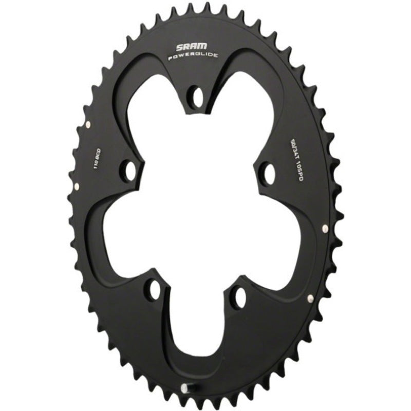Chain Ring Road 50 Tooth V2 110 BCD Alloy Black 50-34