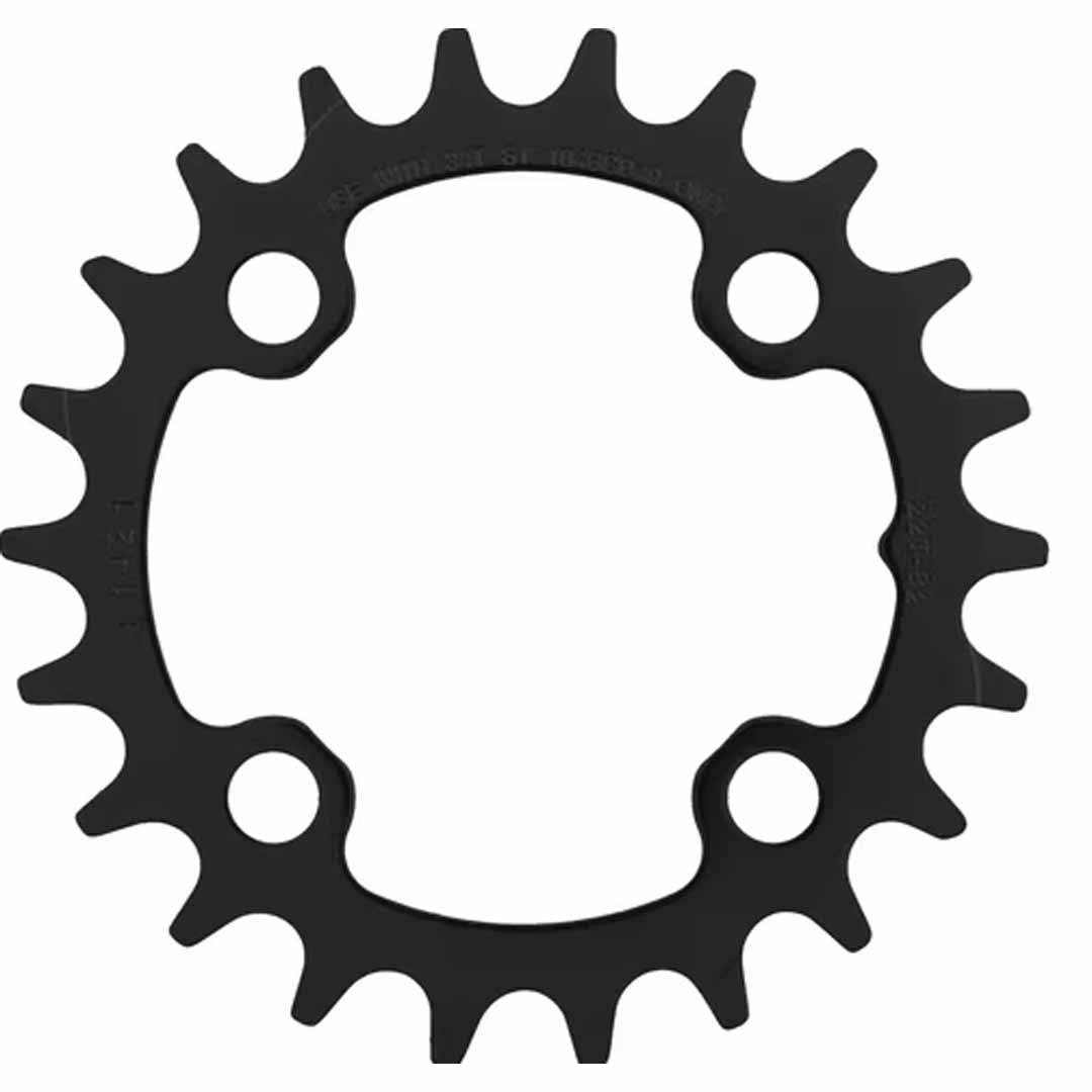 Chain Ring MTB 22 Tooth 64 BCD Black 2X10 No Pin