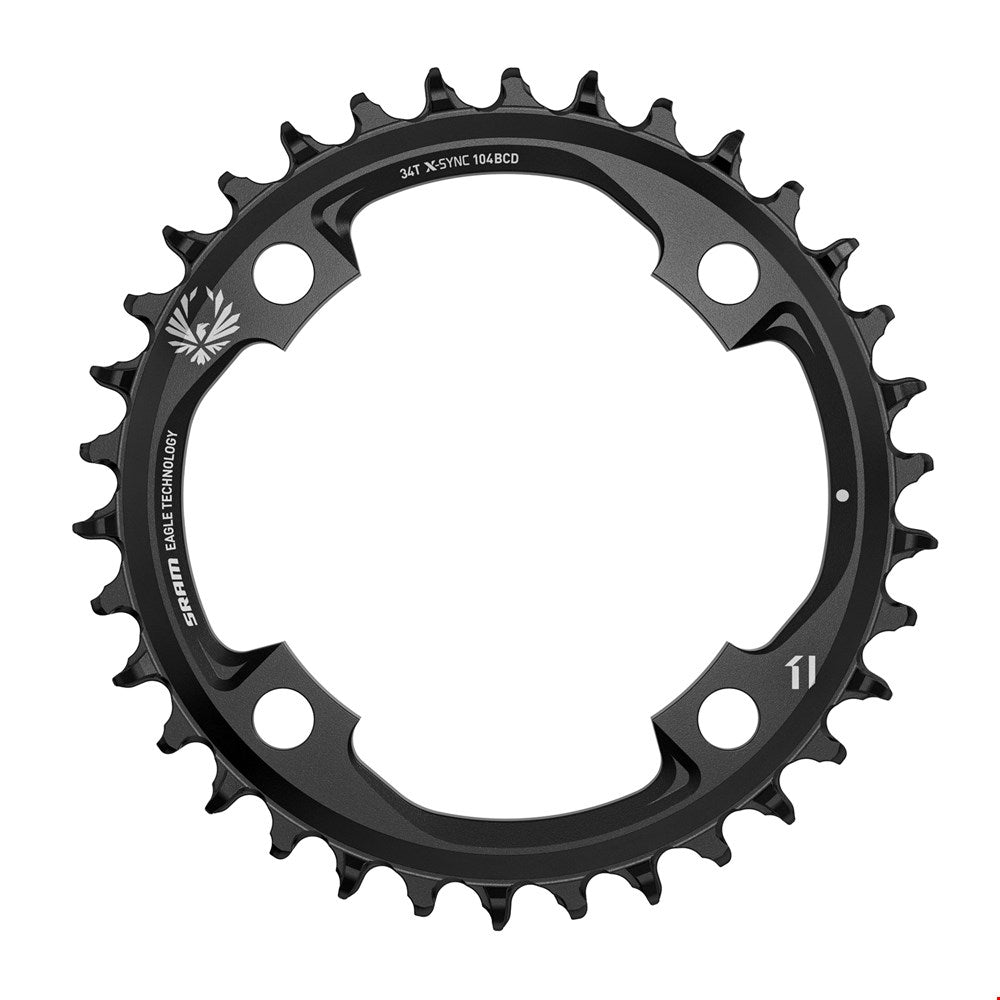 Chain Ring X-SYNC 2 30T 94 BCD Alum Eagle Black Light EMTB