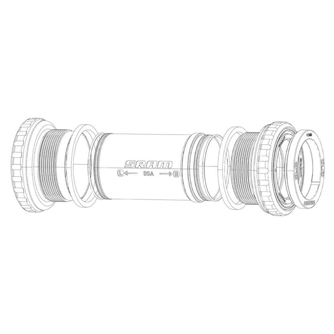 Bottom Bracket Shield And Wave Washer Pressfit GXP Road