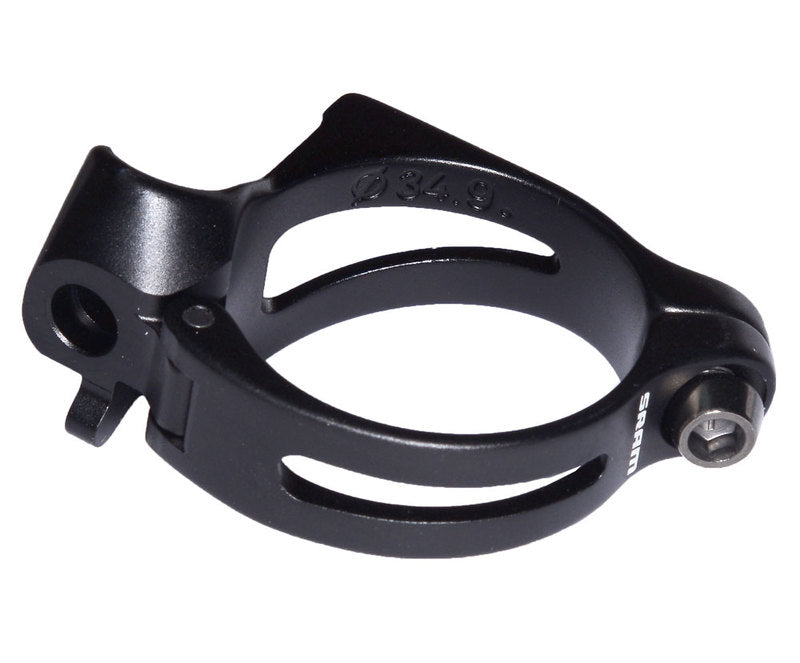 Front Mech Braze-On Adapter 34.9 With Chainspotter Stop Blk