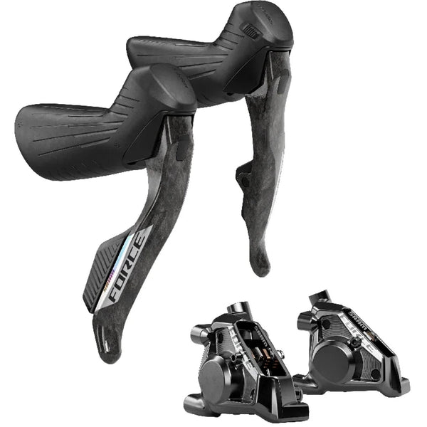 Shift/Hydraulic Disc Brake FORCE E1 AXS Stealthamajig  Rear Brake/Left Shift 1800mm w/  Flat Mount (Rotor sold separately)