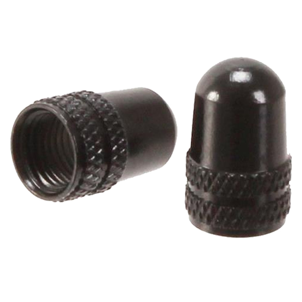 M1 Schrader Alloy Valve Caps Black 10 pcs / Bag