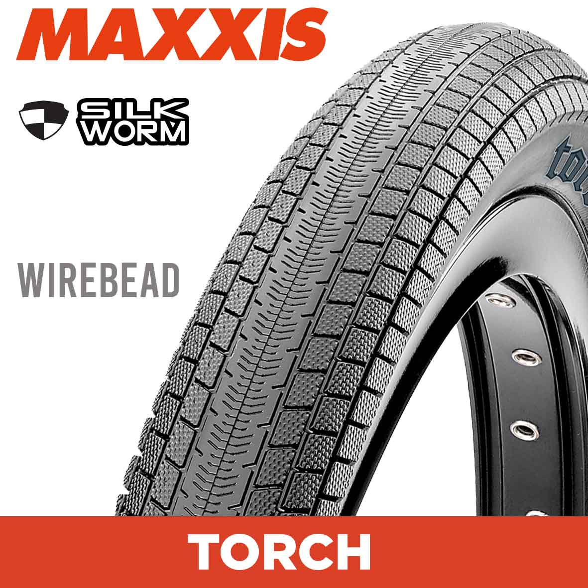 MAXXIS Torch - 20 X 1 1/8 Wirebead 60TPI SilkWorm (28-451)