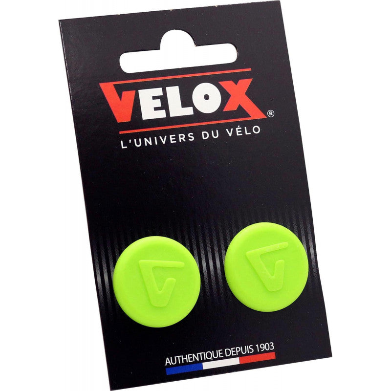 VELOX Handlebar Ends - Green 2 pack
