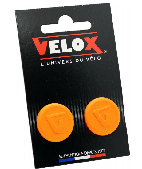 VELOX Handlebar Ends - Orange 2 pack