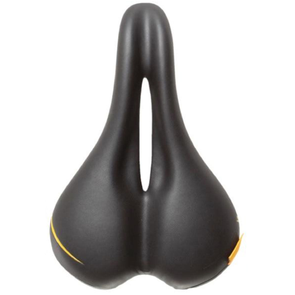 VELO Saddle MENS - PLUSH - Centre Cut Out - Steel Rails - 272mm x 176mm - 411g