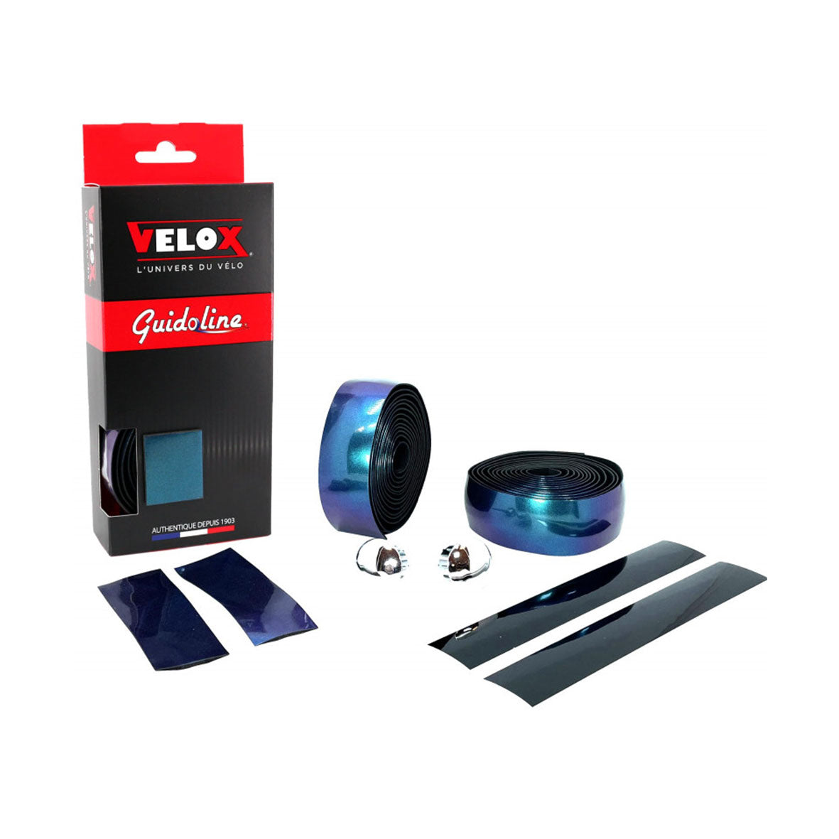 VELOX Bar Tape - Guidoline Non-slip 2.5mm - Glitter Cameleon Violet