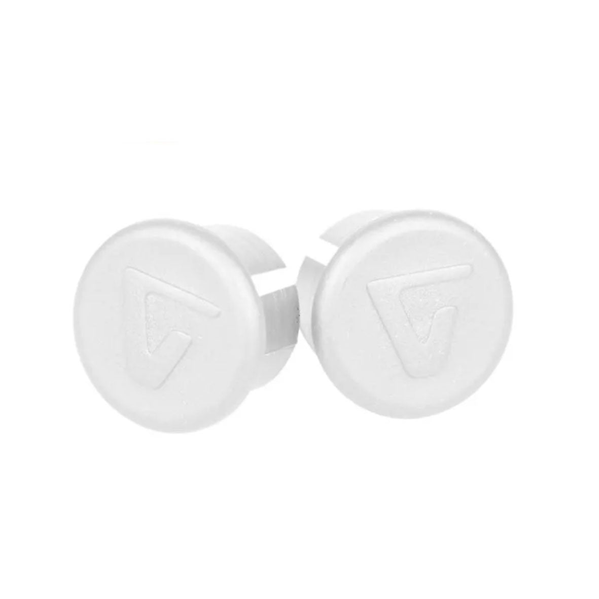 VELOX Handlebar End Plugs - OEM Pack 2 pieces - White