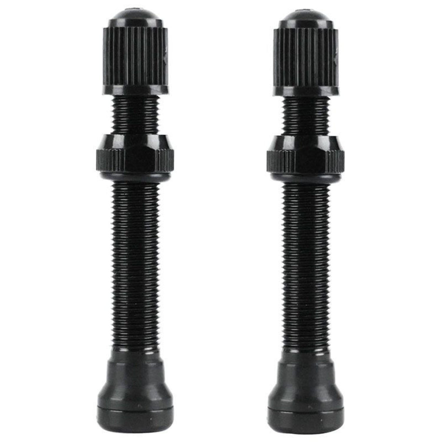 VELOX Tubeless Schrader Valves - Black Aluminum - 60mm