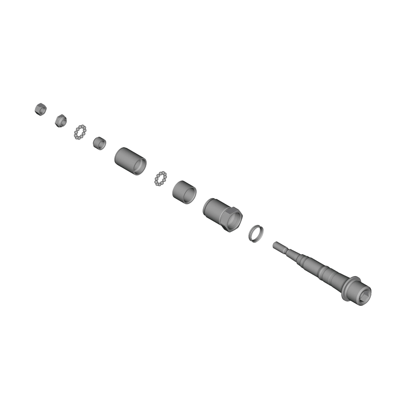 SHIMANO PD-M9100 PEDAL AXLE ASSEMBLY LEFT