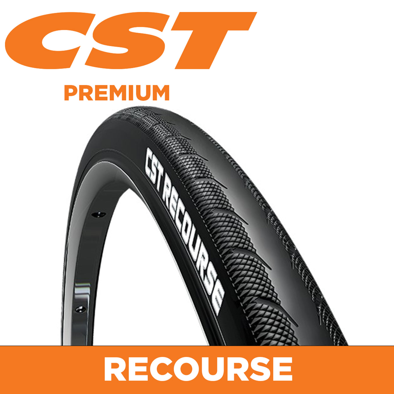 CST Tyre C1808 700x28 Recourse Wire bead