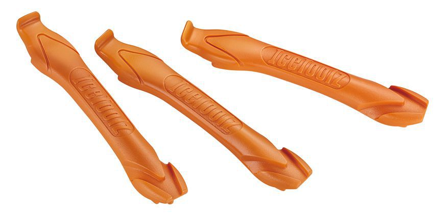 ICETOOLZ Tyre Levers - Plastic Set of 3 - Orange