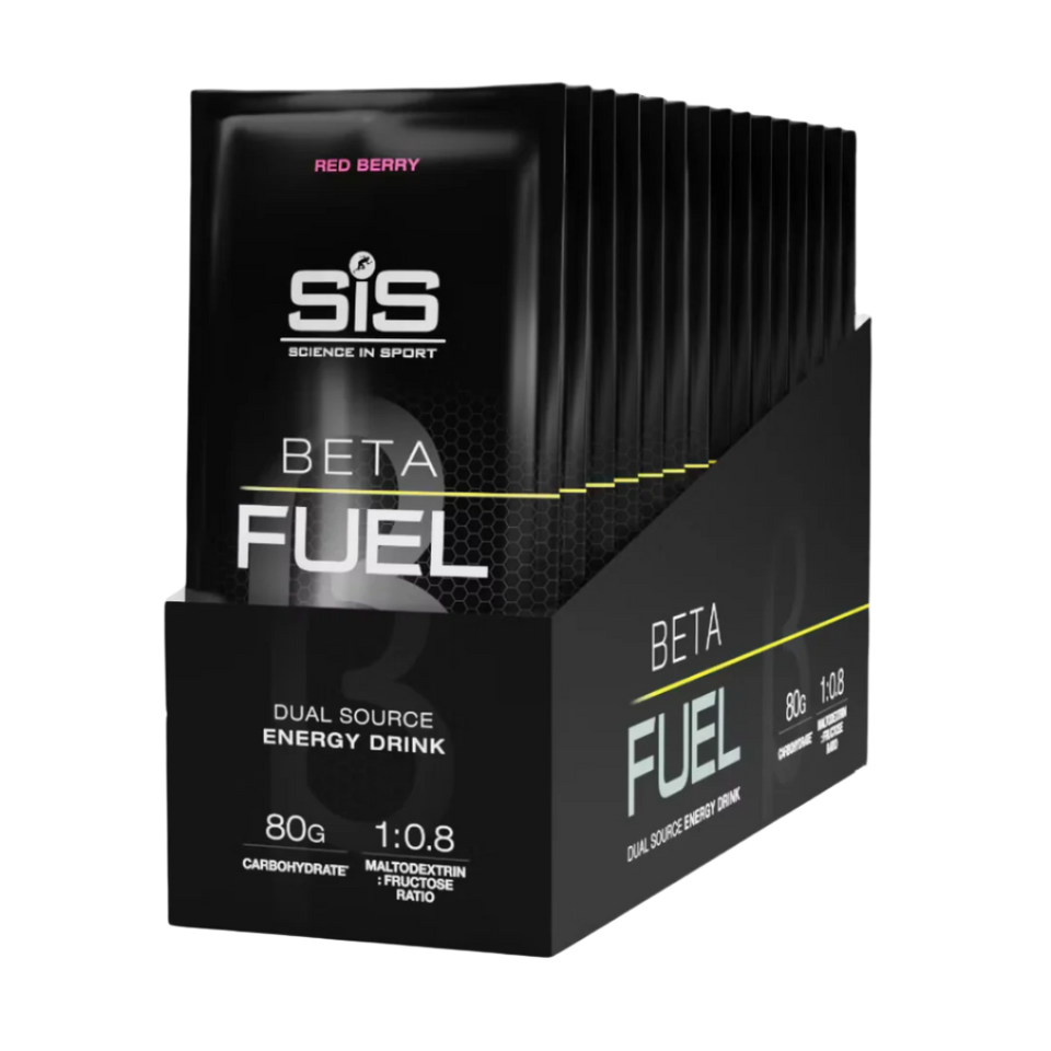 SIS BETA FUEL 80 SACHETS 15 X 82G RED BERRY - BOXx15
